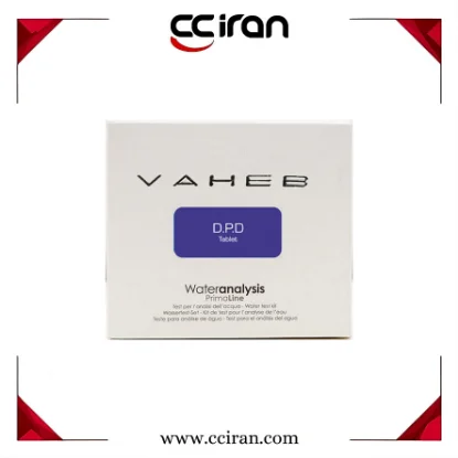 کیت اندازه‌گیری کلر DPD مدل VE-310، شامل 50 بسته پودر DPD برای اندازه‌گیری کلر آزاد در آب
