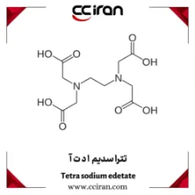 تترا سدیم ادتا ساختار مولکولی تتراسدیم EDTA